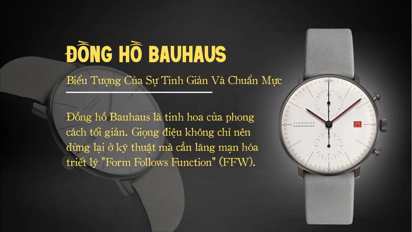 Đồng Hồ Bauhaus Là Gì? Phong Cách Thiết Kế Tối Giản Đậm Chất Đức