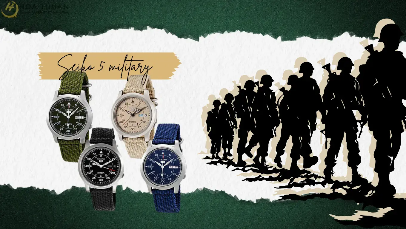 Seiko 5 Quân Đội – Đồng Hồ Cơ Đậm Chất Lính, Bền Bỉ