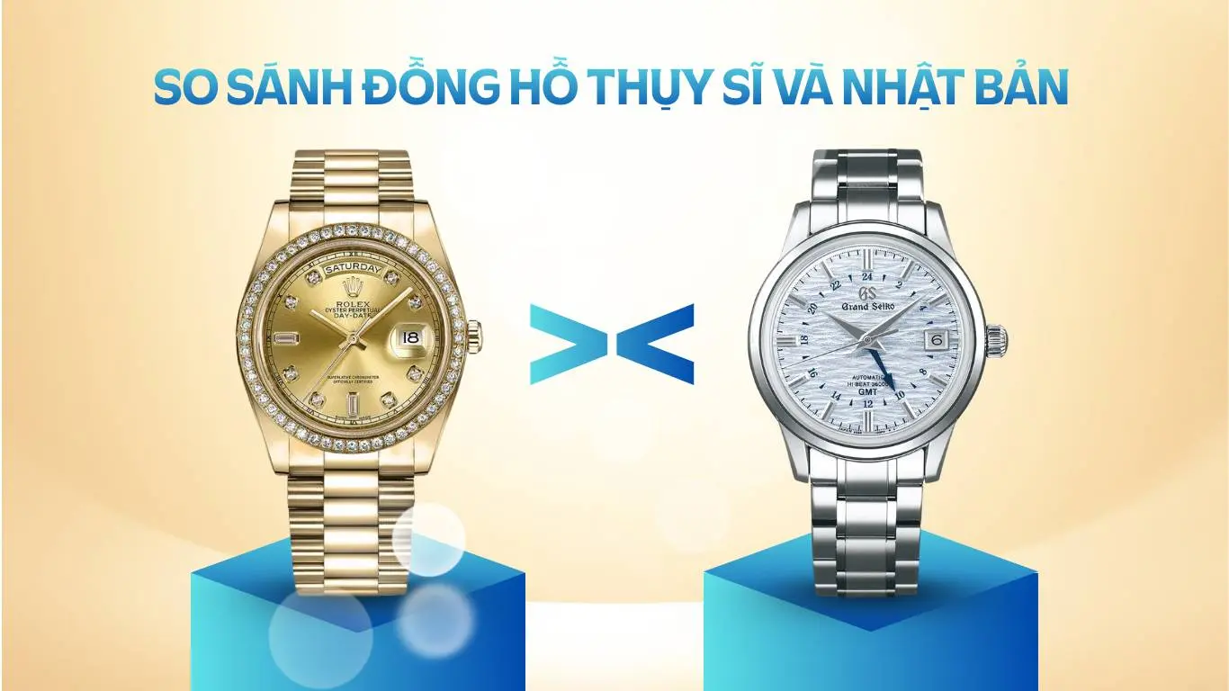 So sánh đồng hồ Thụy Sĩ và Nhật Bản: Cuộc chiến của những gã khổng lồ