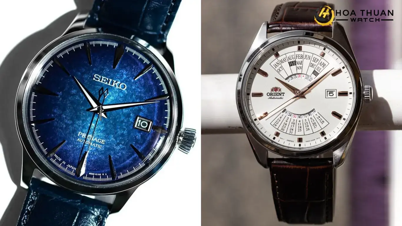 So sánh Orient và Seiko về giá thành