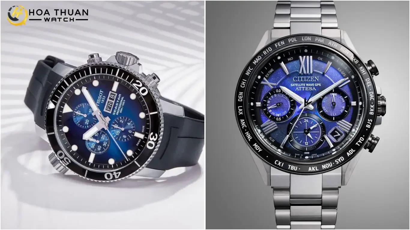 So sánh đồng hồ Tissot vs Citizen về bộ máy